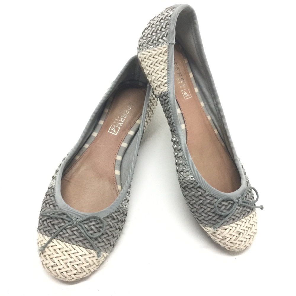 Sperry woven ballet flats